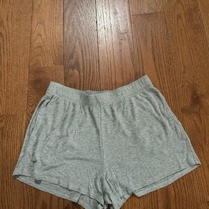 Gray Casual Shorts
